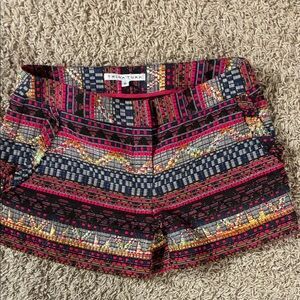 Trina Turk Women's Colorful Geometric High Waist Shorts